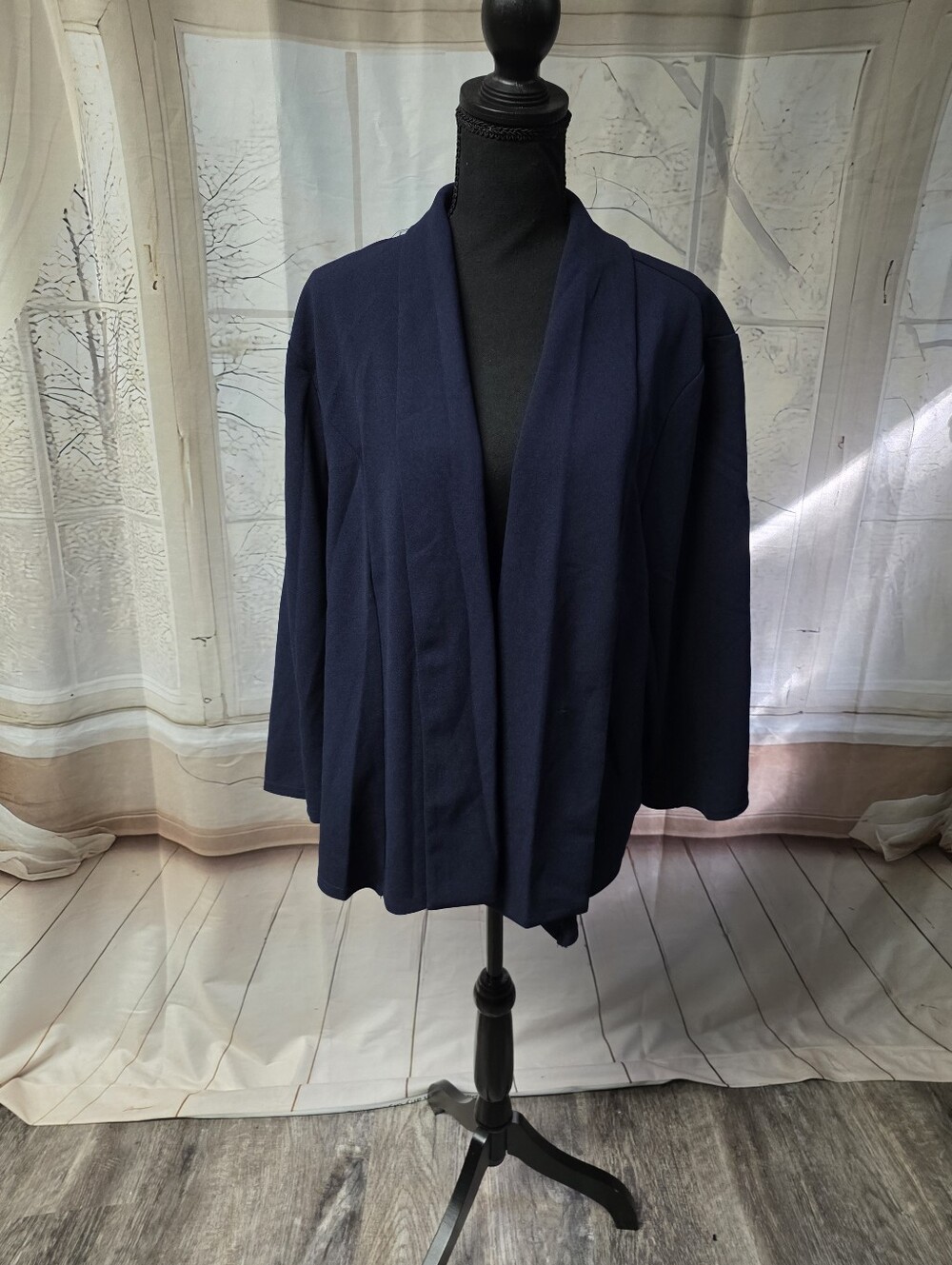 Kohl's Navy Open-Front Women's Cardigan